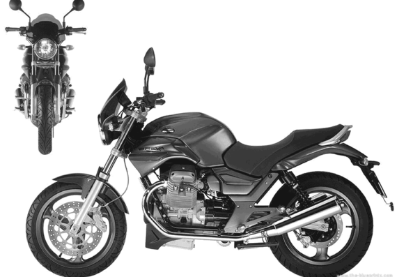 Мотоцикл MotoGuzzi 750 Breva (2003) - чертежи, габариты, рисунки