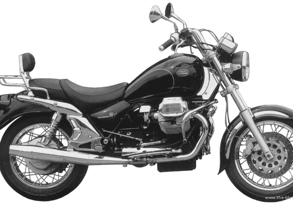 Motorcycle MotoGuzzi California EV VI (2002) - drawings, dimensions, pictures