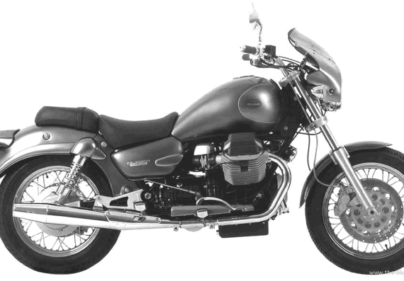 Motorcycle MotoGuzzi California Titanium (2003) - drawings, dimensions, pictures