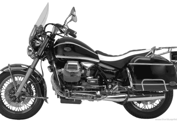 Мотоцикл MotoGuzzi California Vintage (2006) - чертежи, габариты, рисунки