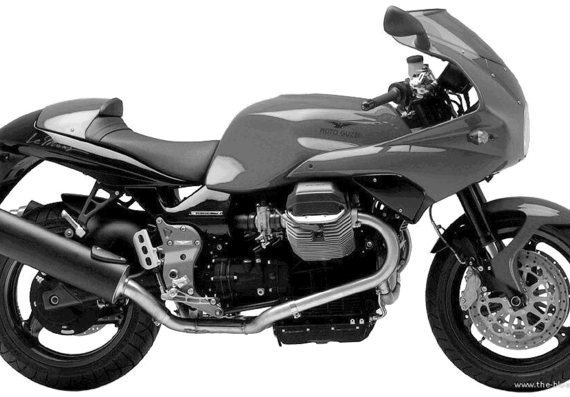 Мотоцикл MotoGuzzi V11 LeMans (2003) - чертежи, габариты, рисунки