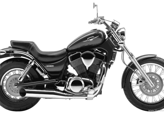 Suzuki Boulevard S83 motorcycle (2006) - drawings, dimensions, pictures