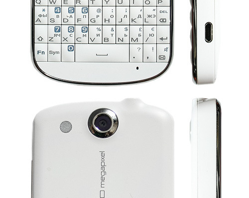 Телефон Acer beTouch E130 - чертежи, габариты, рисунки
