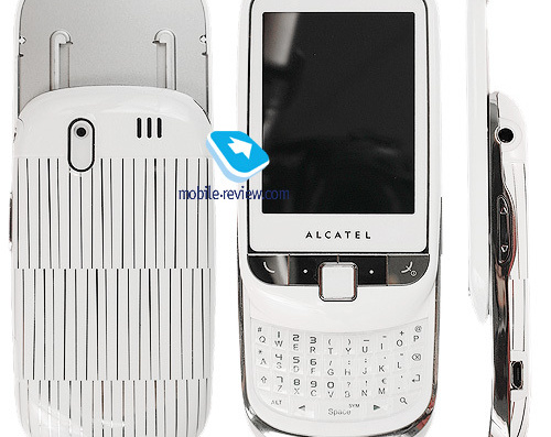 Телефон Alcatel OT-980 - чертежи, габариты, рисунки