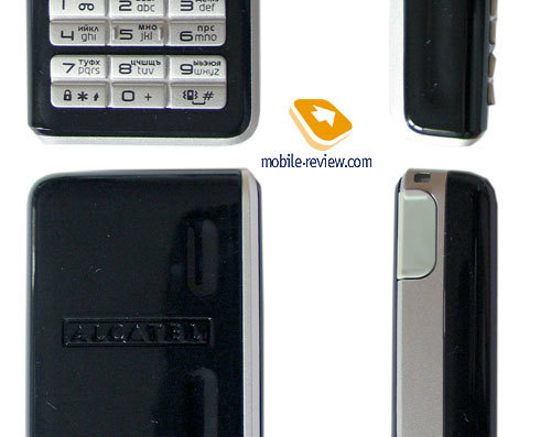 Телефон Alcatel OT E252 - чертежи, габариты, рисунки