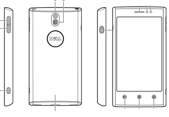 Dell Venue Phone - drawings, dimensions, pictures