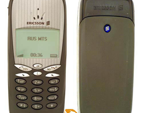 Телефон Ericsson T66 - чертежи, габариты, рисунки