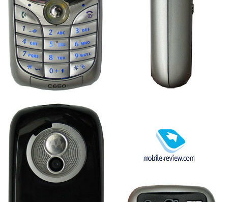 Motorola C650 phone - drawings, dimensions, figures