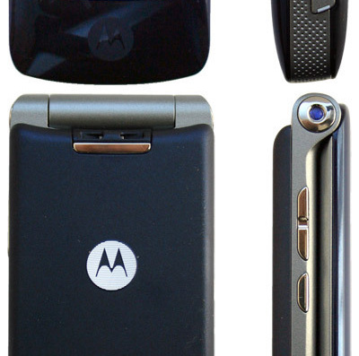 Motorola KRZR K1 phone - drawings, dimensions, figures