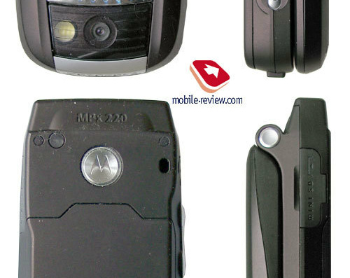 Телефон Motorola MPx220 12 - чертежи, габариты, рисунки