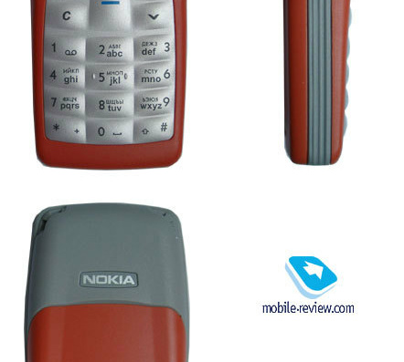 Nokia 1100 phone - drawings, dimensions, figures