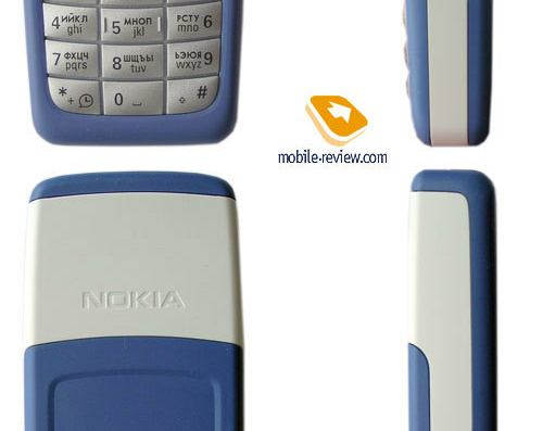 Nokia 1110 phone - drawings, dimensions, figures