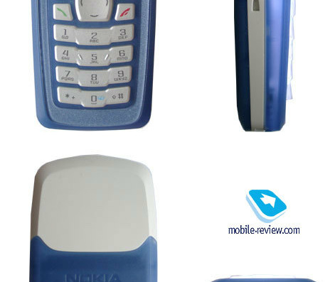 Nokia 3100 phone - drawings, dimensions, figures
