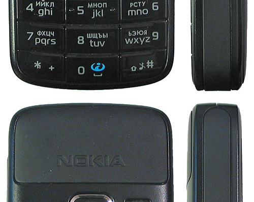 Phone Nokia 3109-3110 Classic - drawings, dimensions, figures