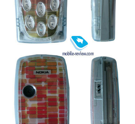 Nokia 3200 phone - drawings, dimensions, figures