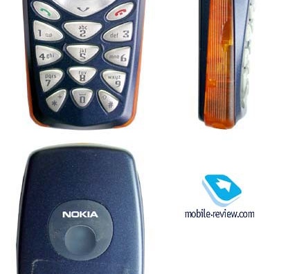 Nokia 3510i phone - drawings, dimensions, figures