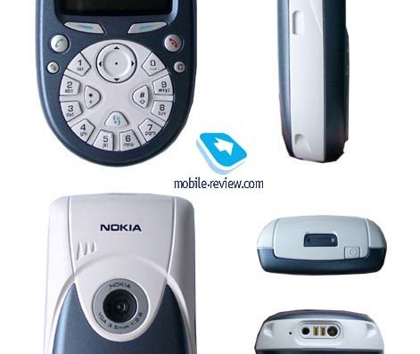 Nokia 3650 phone - drawings, dimensions, figures