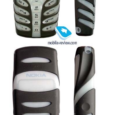 Nokia 5100 phone - drawings, dimensions, figures