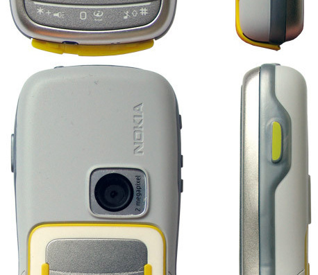 Nokia 5500 phone - drawings, dimensions, figures