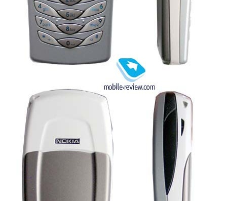 Nokia 6100 phone - drawings, dimensions, figures