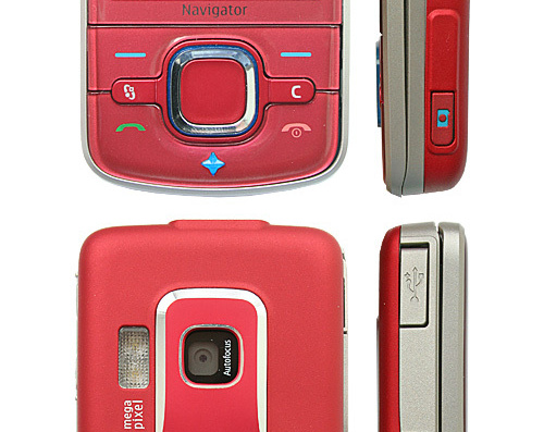 Телефон Nokia 6210 Navigator - чертежи, габариты, рисунки