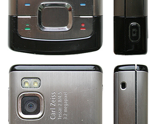 Nokia 6500 slide phone - drawings, dimensions, figures