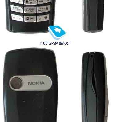 Nokia 6610i phone - drawings, dimensions, figures
