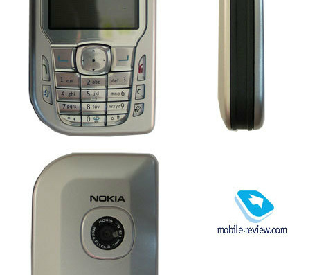 Nokia 6670 phone - drawings, dimensions, figures