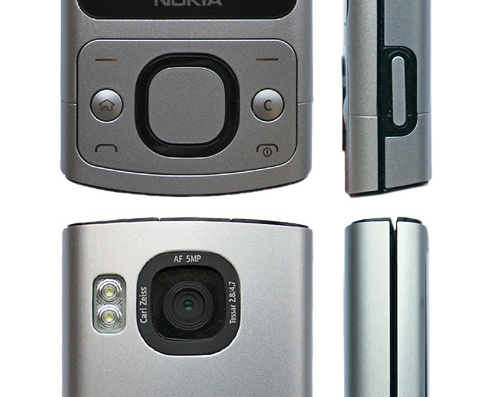 Телефон Nokia 6700 Slide - чертежи, габариты, рисунки