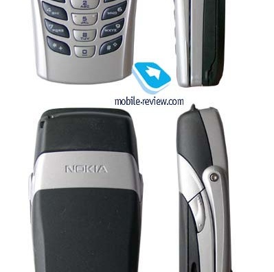 Nokia 6800 phone - drawings, dimensions, figures