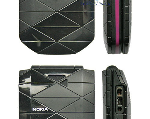 Телефон Nokia 7070 Prism - чертежи, габариты, рисунки