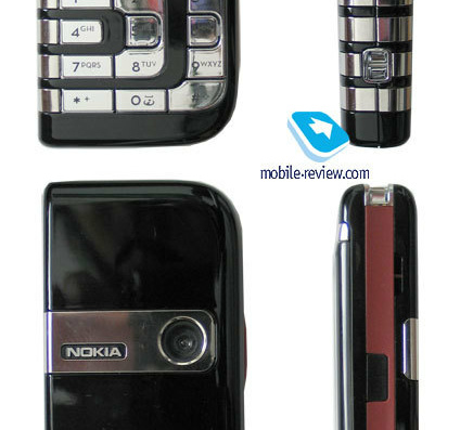 Телефон Nokia 7260 - чертежи, габариты, рисунки