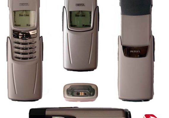 Телефон Nokia 8910 - чертежи, габариты, рисунки