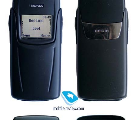 Телефон Nokia 8910i - чертежи, габариты, рисунки