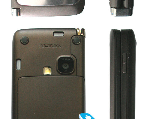 Телефон Nokia E90 - чертежи, габариты, рисунки