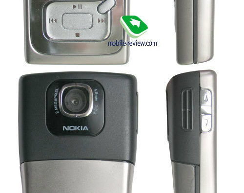 Телефон Nokia N91 - чертежи, габариты, рисунки