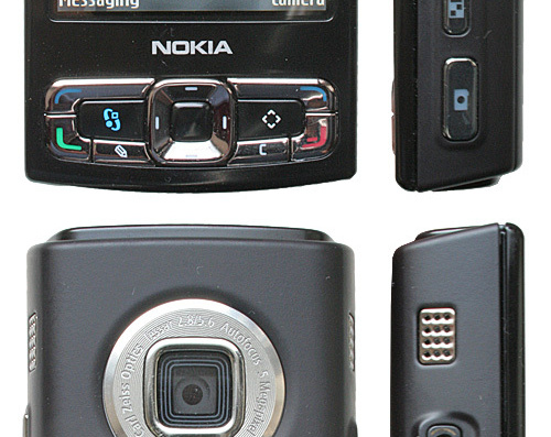 Телефон Nokia N95 8Gb - чертежи, габариты, рисунки