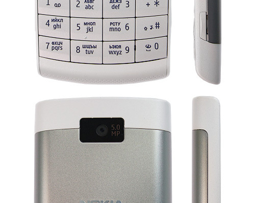 Телефон Nokia X3-02 Touch and Type - чертежи, габариты, рисунки