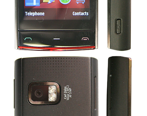 Телефон Nokia X6 - чертежи, габариты, рисунки