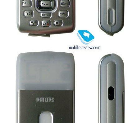 Телефон Philips 530 - чертежи, габариты, рисунки