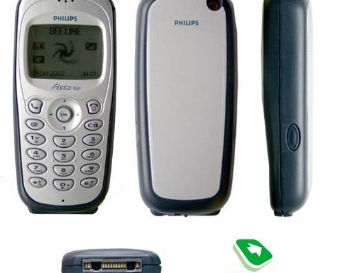 Телефон Philips Fisio 620 - чертежи, габариты, рисунки
