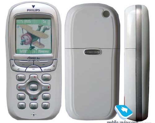 Телефон Philips Fisio 825 - чертежи, габариты, рисунки
