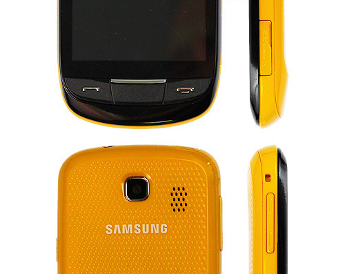 Телефон Samsung Corby II S3850 - чертежи, габариты, рисунки