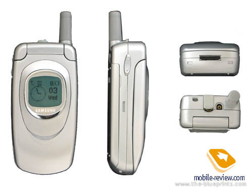 Телефон Samsung SGH-A800 - чертежи, габариты, рисунки