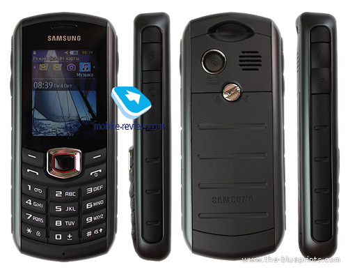 Телефон Samsung Xcover 271 - чертежи, габариты, рисунки