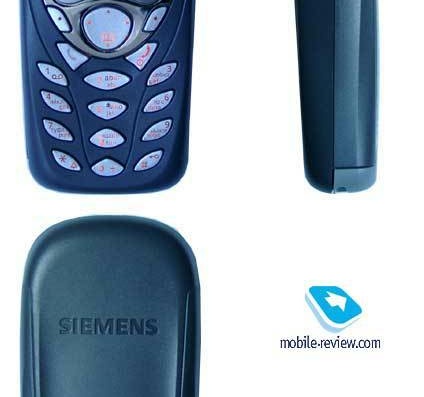 Телефон Siemens A55 - чертежи, габариты, рисунки
