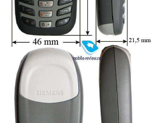 Siemens Phone A57 - drawings, dimensions, figures