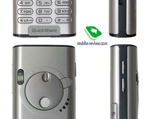Sony Ericsson K600 phone - drawings, dimensions, pictures