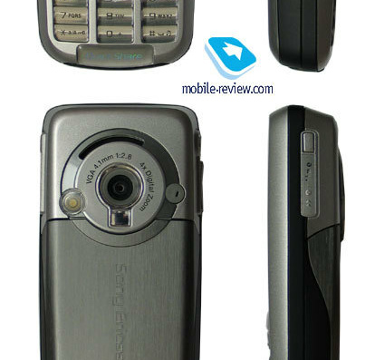 Телефон Sony Ericsson K700 - чертежи, габариты, рисунки