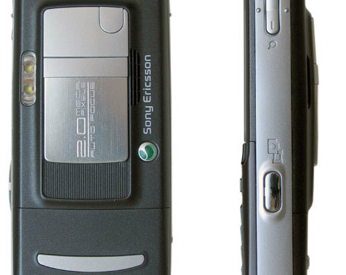 Sony Ericsson K750i phone - drawings, dimensions, pictures